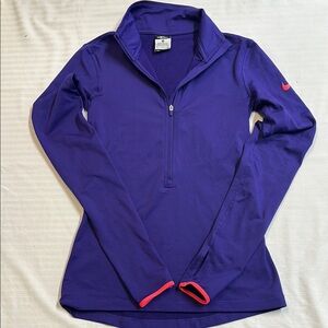 Nike Purple Quarter-Zip Pullover